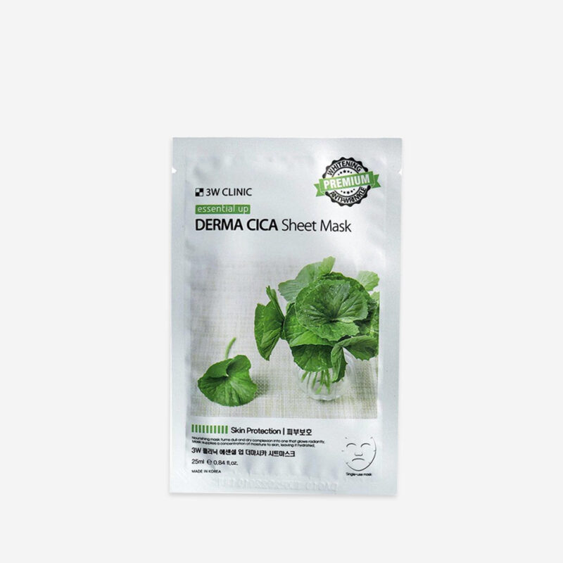 3W Clinic Essential Up Derma Cica Sheet Mask - 25ml