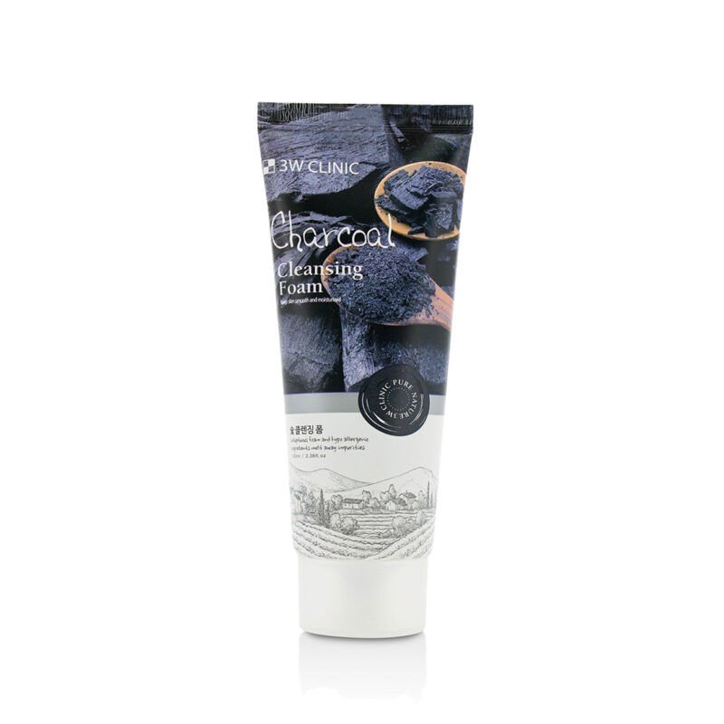 3w Clinic Charcoal Cleansing Foam - 100ml