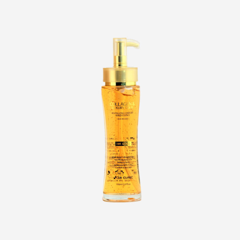 3w clinic collagen & luxury 24k gold essence - 150ml