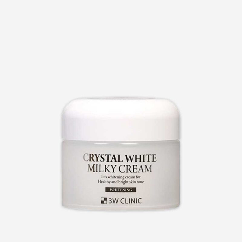 3w clinic crystal white milky cream - 50gm